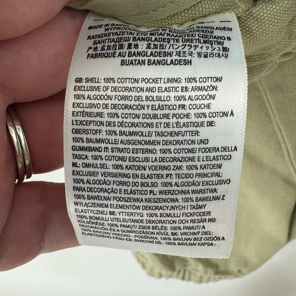 Vans Torrey Canvas Coach Jacket Men's XL Light Green Snap Front Cotton NEW - Picture 10 of 11